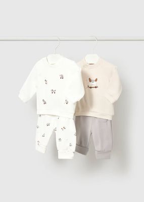 Mayoral 2664 Baby Boy's Long Sleeve Top & Bottom Set