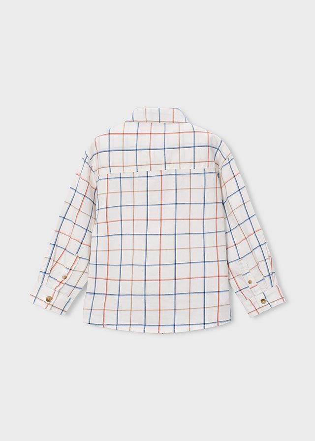 Mayoral 4144 Boy's Junior Long Sleeve Button Up Shirt
