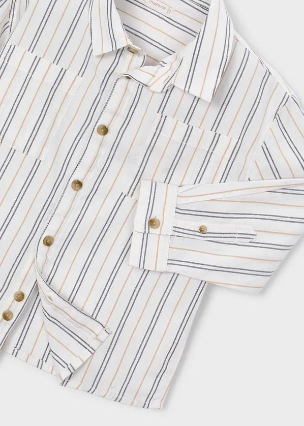 Mayoral 4144 Boy's Junior Long Sleeve Button Up Shirt