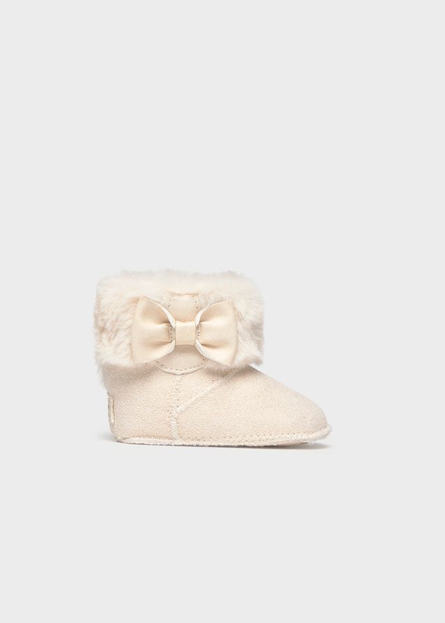 Mayoral 9163 Baby Girl’s Faux Fur Boots