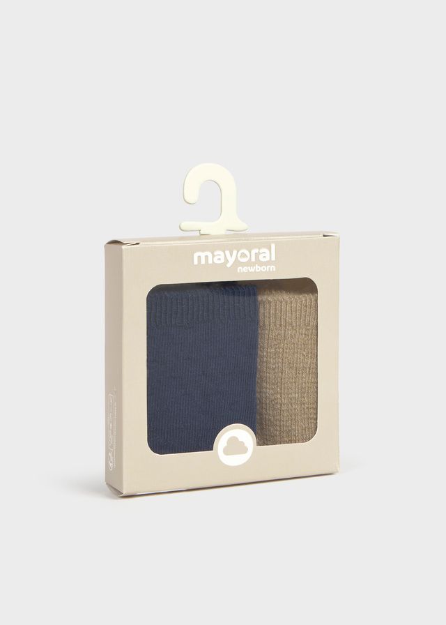 Mayoral 9109 Baby's Knit Socks Gift Box Set 2PC