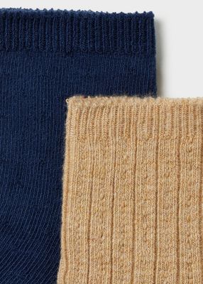 Mayoral 9109 Baby's Knit Socks Gift Box Set 2PC/