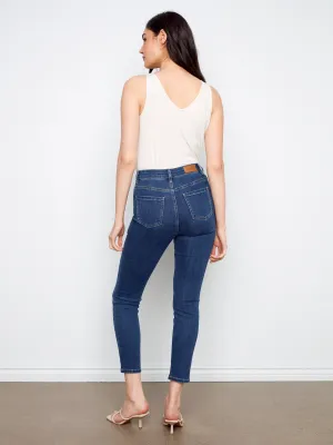 Charlie B C5628-188B Women's Regular Slim Leg Colored Twill Pants/