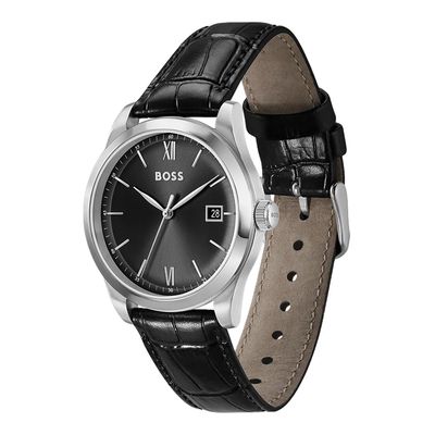 BOSS 1514356  Men's Leather Strap Watch
