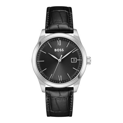 BOSS 1514356  Men's Leather Strap Watch