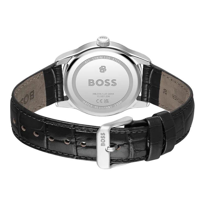 BOSS 1514356 Men's Leather Strap Watch