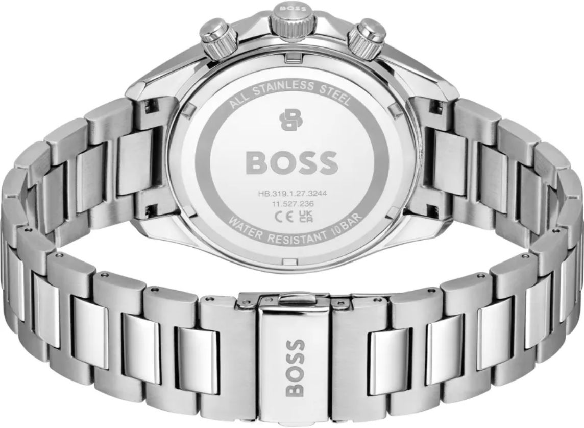 BOSS 1514336 Men's Stainless Steel Navy & Bronze Dial Watch