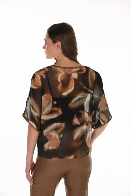 Frank Lyman 263361 Women's Woven 3/4 SLV Blouse/