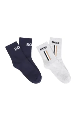 Boss J53592 Boy's 2 Pair Socks Set/