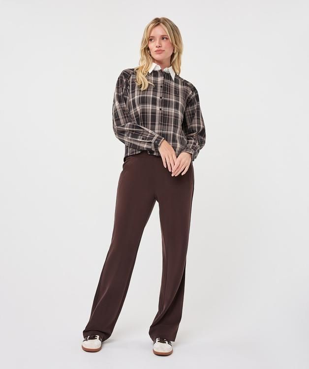 Esqualo F26.28512 Women’s Long Sleeve Rhinestone Blouse