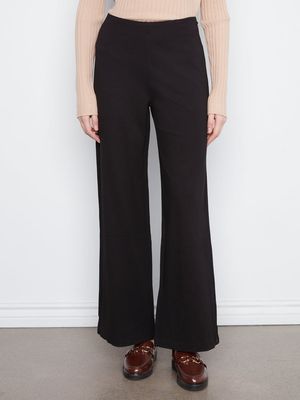 Charlie B C5540RR-633B Women's Pull-On Wide Leg Pants/BLACK