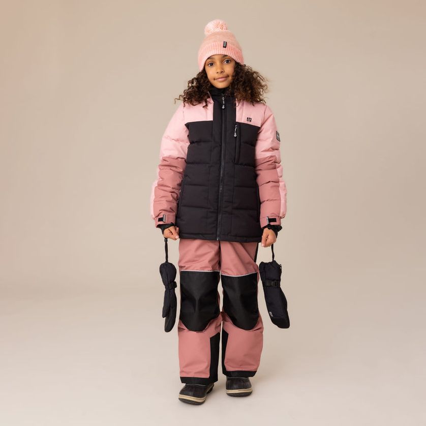 Nano F26M252-3 Girl's Youth Lyanna Snowsuit – Black&pink