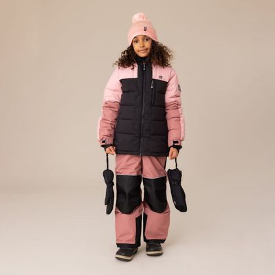 Nano F26M252-3 Girl's Youth Lyanna Snowsuit/BLACK&PINK