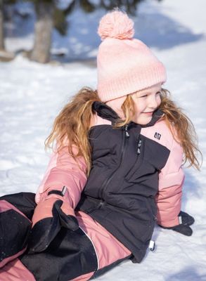 Nano F26M252-2 Girl's Junior Lyanna Snowsuit/BLACK&PINK 