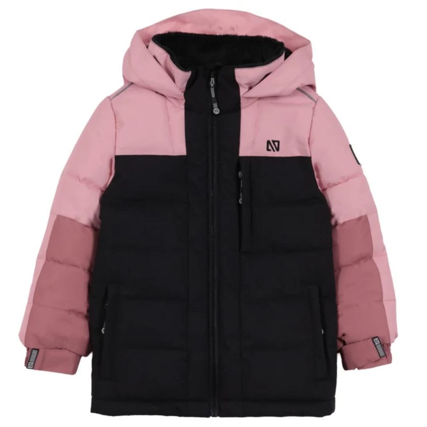 Nano F26M252-2 Girl's Junior Lyanna Snowsuit – Black&pink