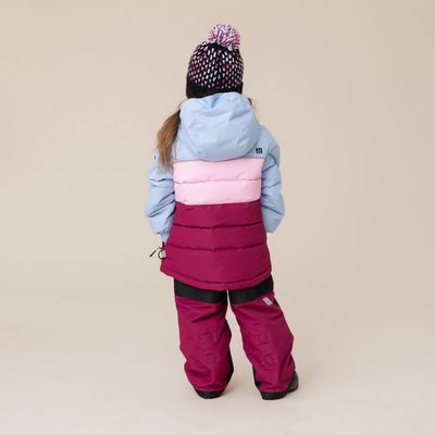 Nano F26M256-1 Baby Girl's Anabel Tri-Colour Snowsuit/LT BLUE