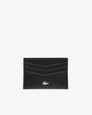 Lacoste NH5056OI Men's Ossian Leather Cardholder/NOIR