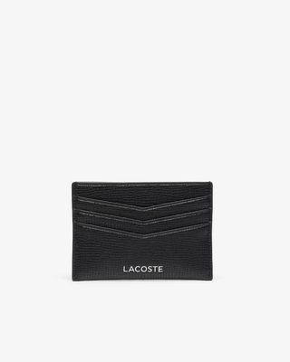 Lacoste NH5056OI Men's Ossian Leather Cardholder/NOIR