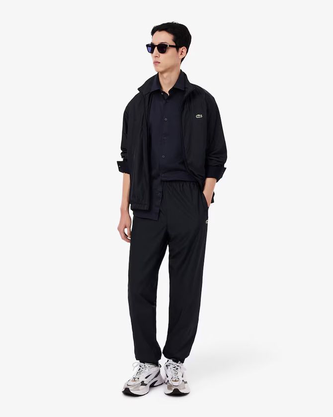 Lacoste CH2354-52 Men's Long Sleeve Slim Fit Cotton Blend Shirt