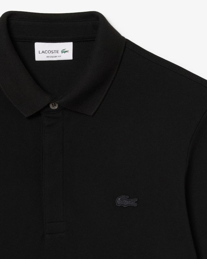 Lacoste PH2481-52 Men's Long Sleeve Regular Fit Paris Stretch Piqué Polo