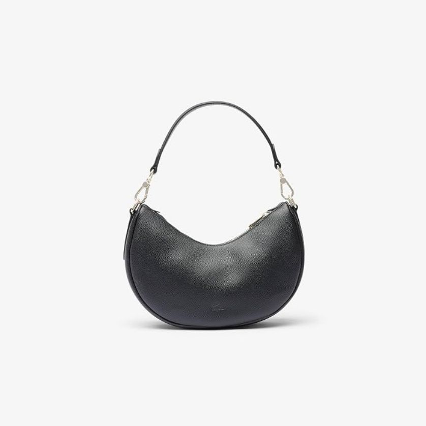 Lacoste NF5101PH Women's Small Champs-Élysées Half-Moon Bag – Black
