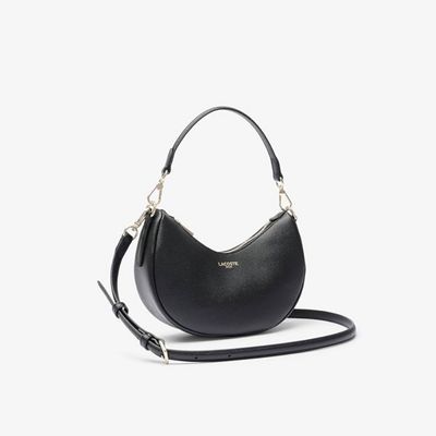 Lacoste NF5101PH Women's Small Champs-Élysées Half-Moon Bag/BLACK