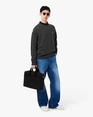 Lacoste NH4429HC Classic Computer Bag/BLACK