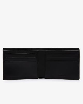 Lacoste NH1115FG Men's Embossed Leather Fitzgerald Billfold Wallet/