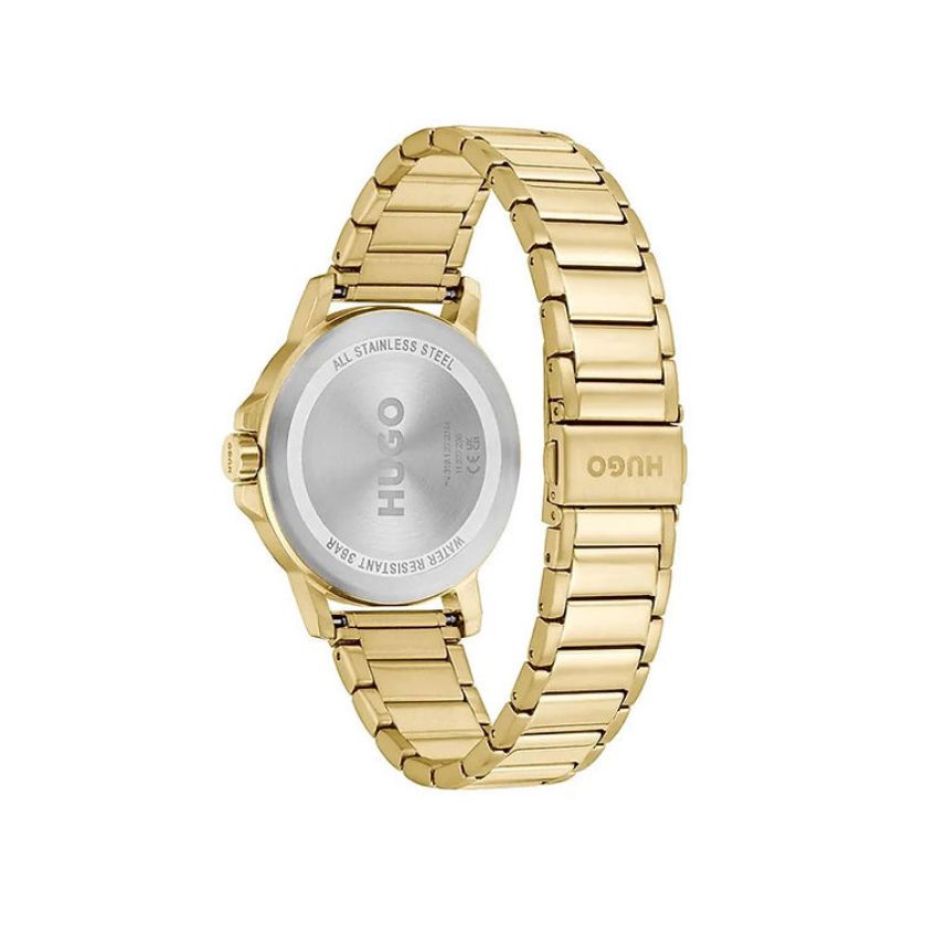 Hugo 1530420 Men's Stainless Steel Quartz Watch – Gold