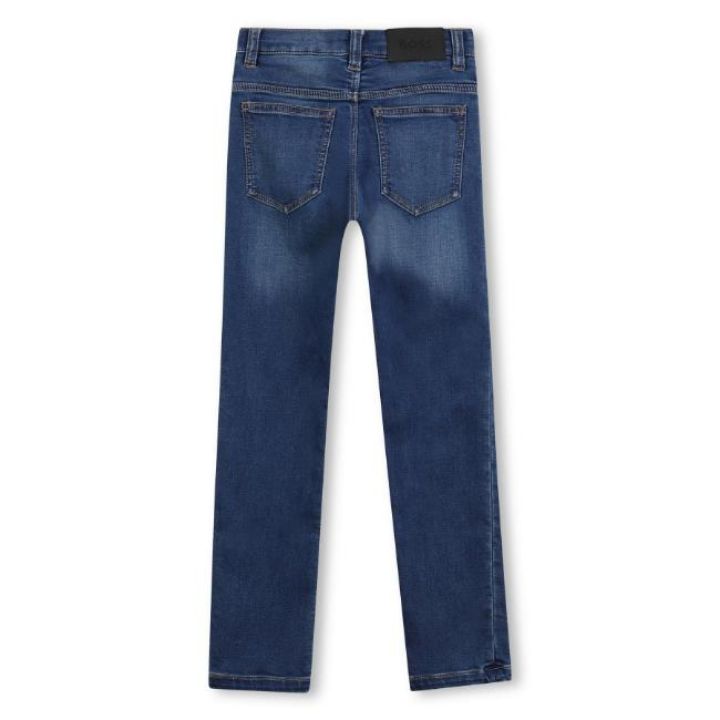 Boss J53355 Boy's Slim Fit Denim Jeans – Dark Blue