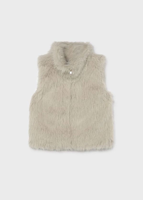 Mayoral 7305 Girl's Youth SLV Faux Fur Vest