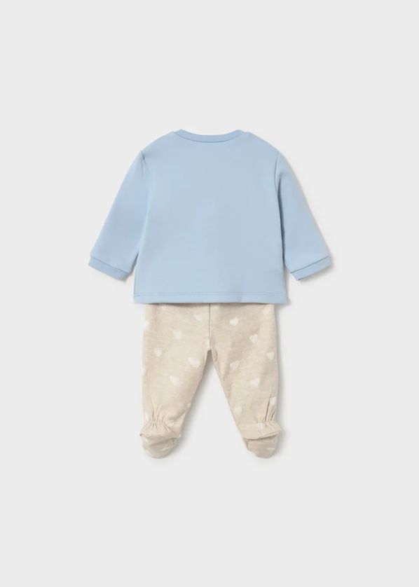 Mayoral 2520 Baby Boy's Long Sleeve Top & Leg Warmer Set 2PC
