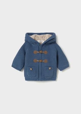 Mayoral 2303 Baby Boy's LS Hooded Knit Cardigan/ 