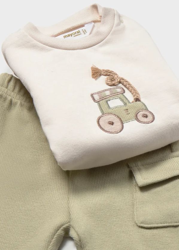 Mayoral 2665 Baby's Knit Top & Jogger Set 2PC