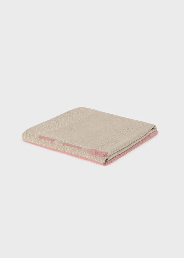 Mayoral 9131 Baby's Knit Blanket – Moca
