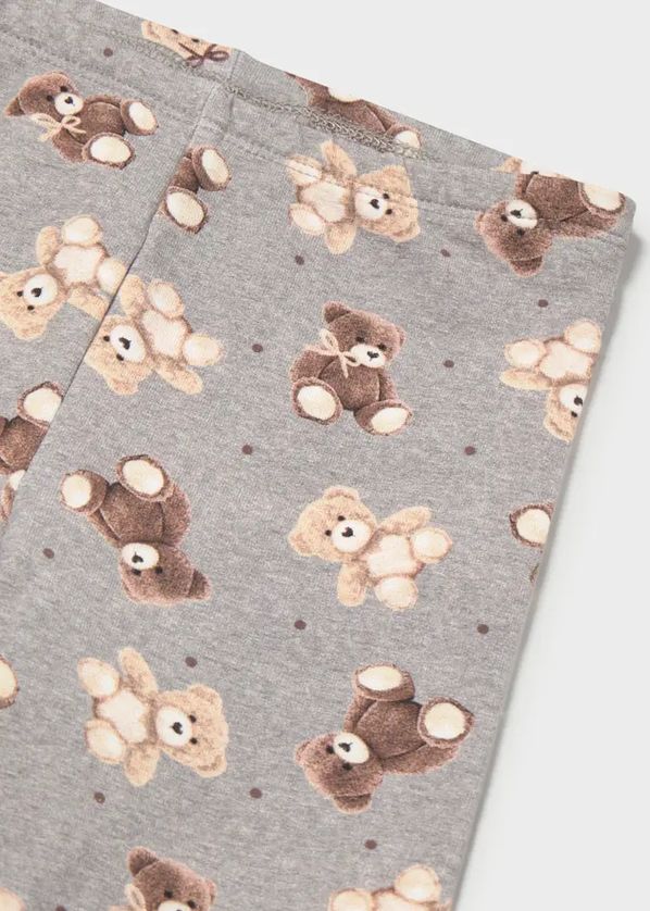Mayoral 2001/2779 Baby Girl's Long Sleeve T-Shirt & Bear Print Legging Set 2PC