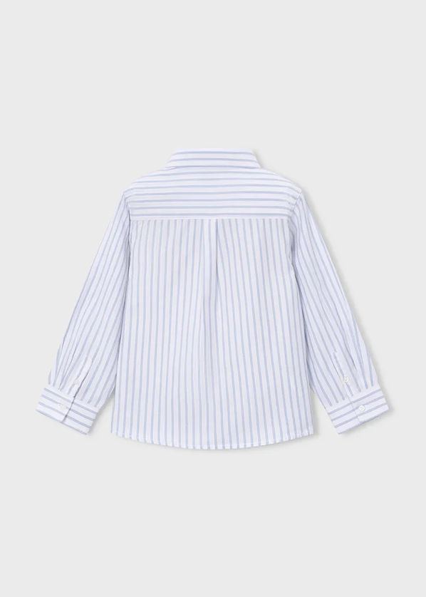 Mayoral 146 Boy's Junior Button-Up Stripe Dress Shirt
