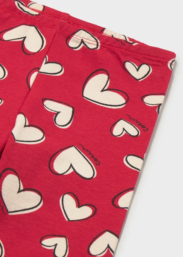 Mayoral 2087/2778 Baby Girl's Long Sleeve My Love T-Shirt & Heart Print Legging Set 2PC – Soja