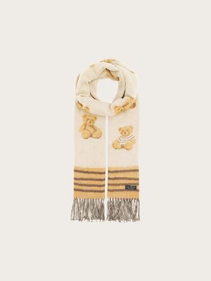 Fraas 620013 OS Acrylic Scarf w/ Bears/