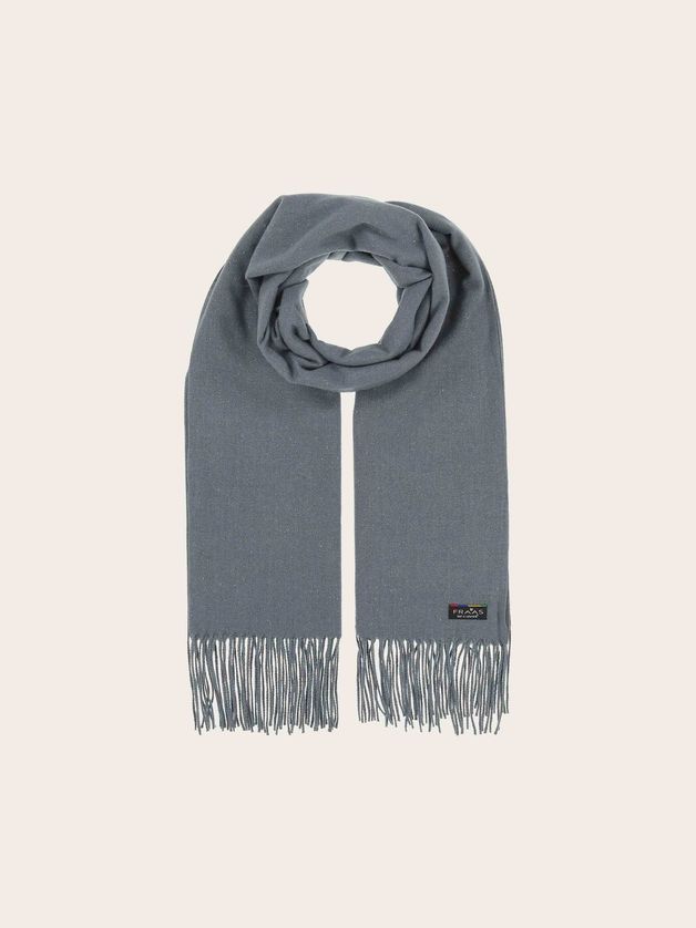 FRAAS 623551 Women's Shimmer Tassel Scarf