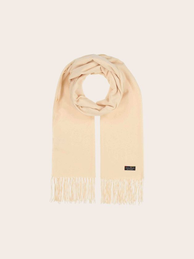 FRAAS 623551 Women's Shimmer Tassel Scarf