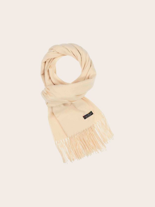 FRAAS 623551 Women's Shimmer Tassel Scarf