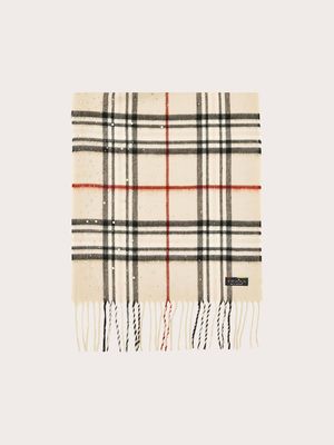 FRAAS 625536 Women’s Cashmink Rhinestone Detail Lightweight Plaid Scarf/