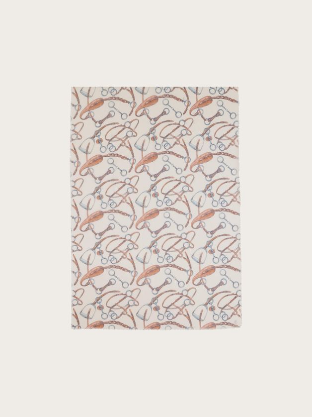 FRAAS 623556 Women’s Lightweight Equestrian Bridle Print Scarf