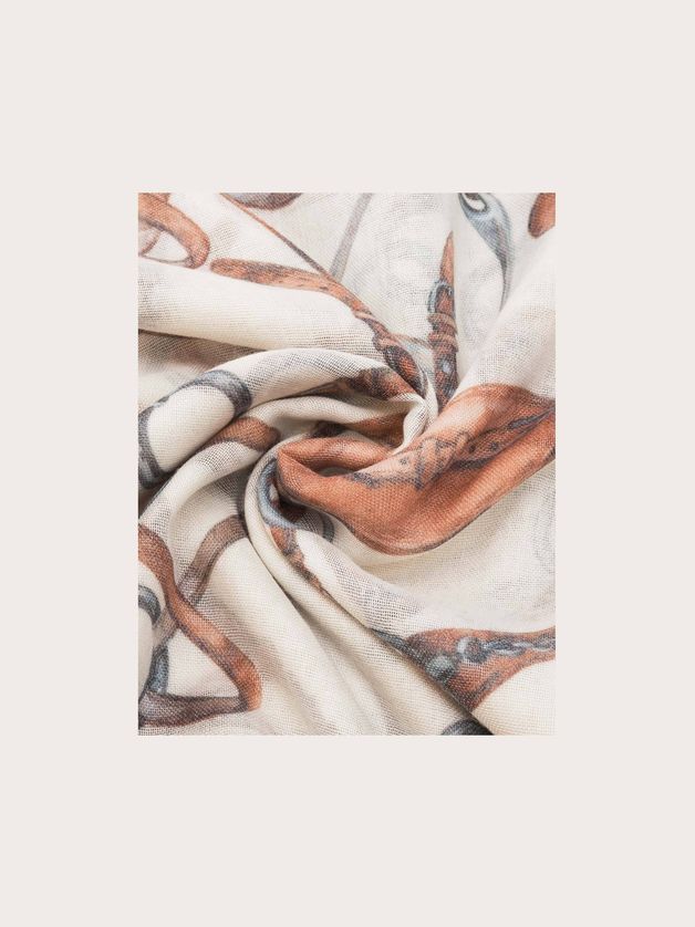 FRAAS 623556 Women’s Lightweight Equestrian Bridle Print Scarf