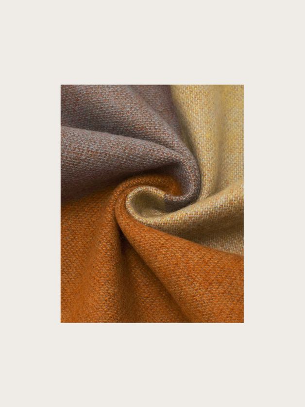 FRAAS 625138 Women's Cashmink Geometric Color-Block Scarf