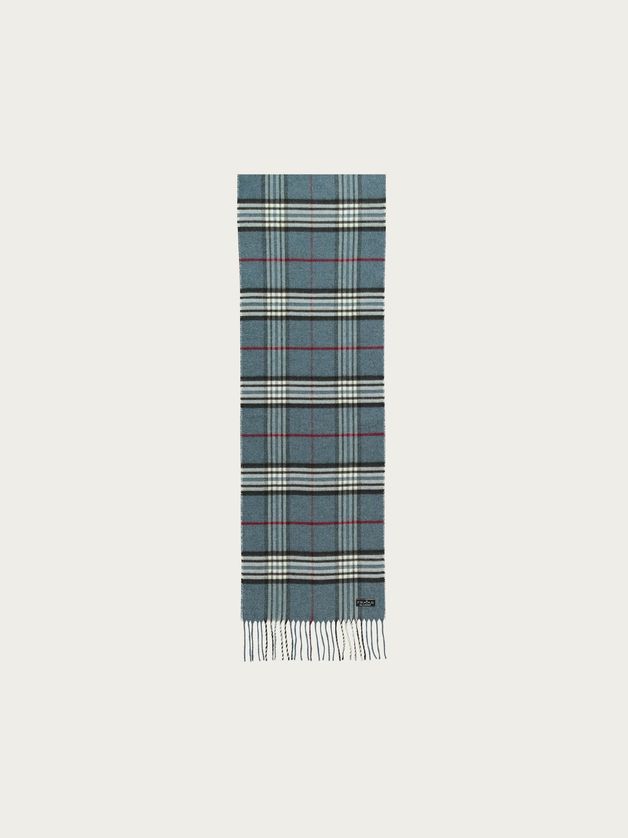 FRAAS 627217 Men’s Cashmink Lightweight Plaid Wrap Scarf