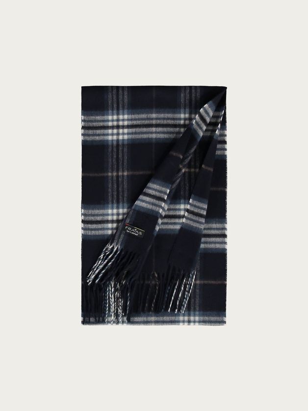 FRAAS 627217 Men’s Cashmink Lightweight Plaid Wrap Scarf