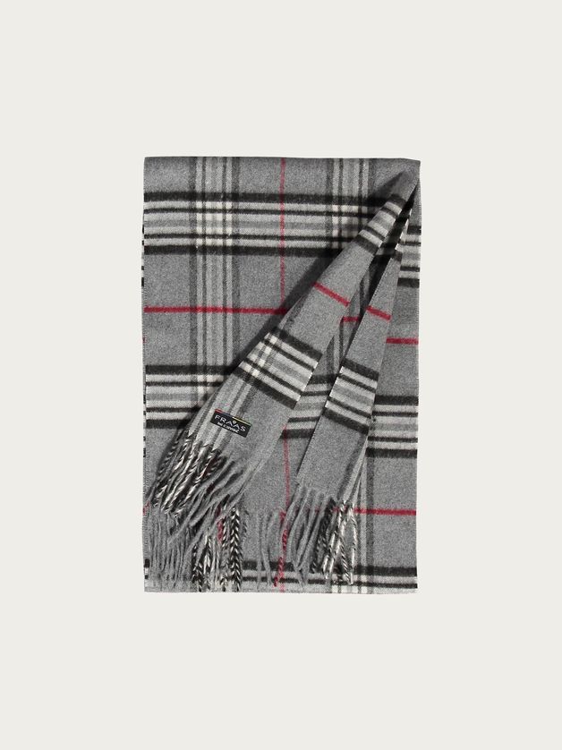 FRAAS 627217 Men’s Cashmink Lightweight Plaid Wrap Scarf