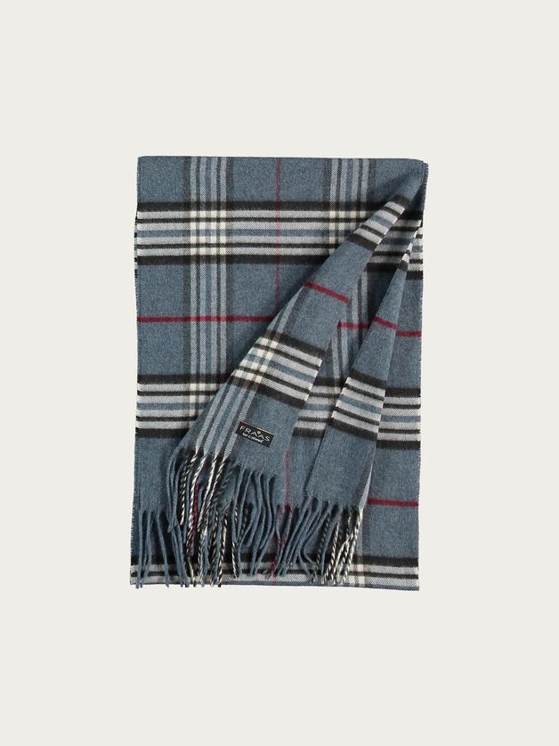 FRAAS 627217 Men’s Cashmink Lightweight Plaid Wrap Scarf